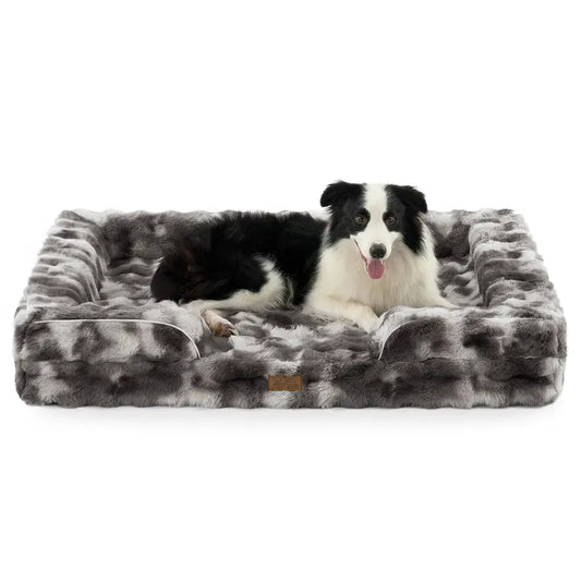 COZY KISS Orthopedic Dog Bed - Soft Fabric, Joint Relief, Supportive Cushion, 30X20 In, for Small-Medium Dogs, Tie Dye